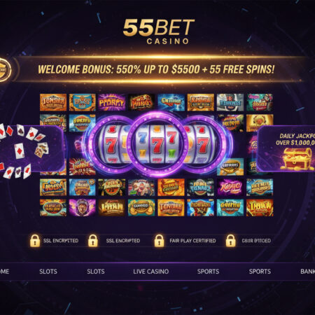 55bet Casino Recension bonusar spelutbud och säkerhet