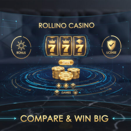 Rollino casino jämförelse bonus, licens och spel