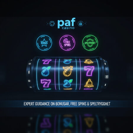 Paf casino guide om bonusar, free spins och speltrygghet