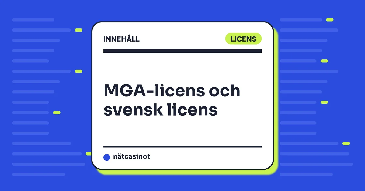 MGA-licens – vad den betyder för svenska spelare (skatt och Spelpaus)