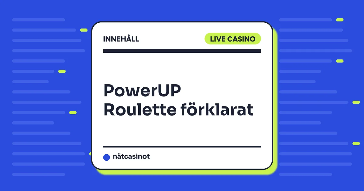 PowerUP Roulette – regler, multiplikatorer och RTP