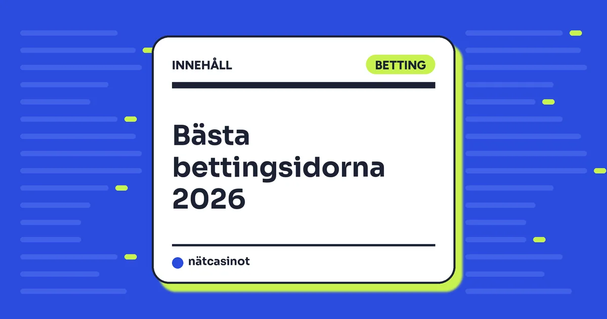 Bästa bettingsidorna 2026 – spelbolag med svensk licens jämförda